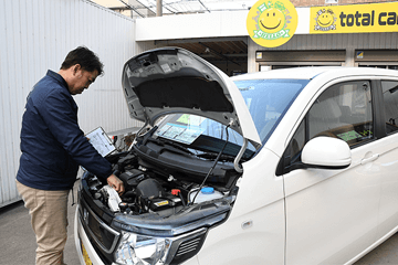 大手レンタカーと同じ補償が付いています